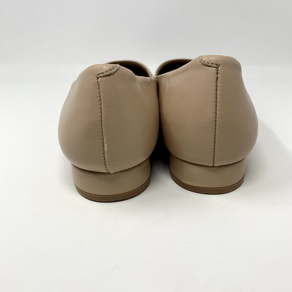 Steve Madden Tan Black Blair Cap Toe Classic Office Minimalistic Ballet Flats 11 - Picture 4 of 9